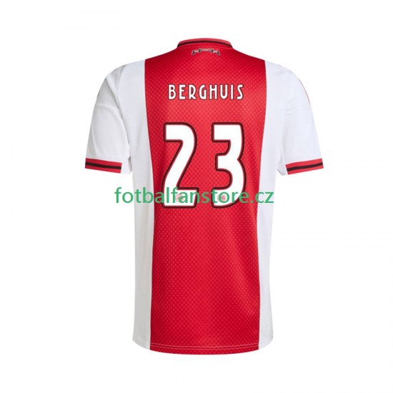 Muži Domácí Dres AFC Ajax Steven Berghuis 23 2025-2026 Krátký rukáv