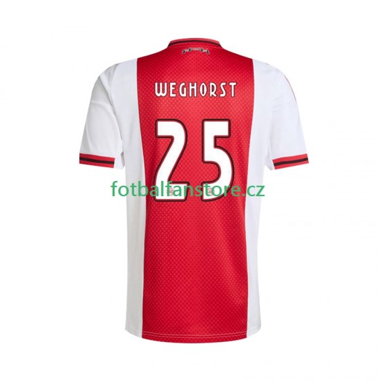 Muži Domácí Dres AFC Ajax Wout Weghorst 25 2025-2026 Krátký rukáv Muži Domácí Dres AFC Ajax Wout Weghorst 25 2025-2026 Krátký rukáv