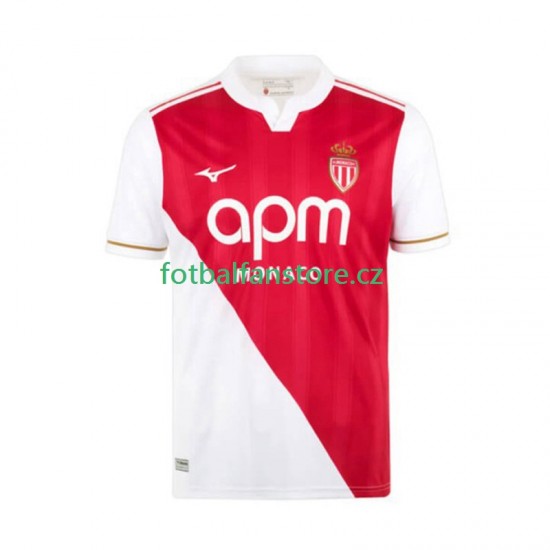 Muži Domácí Dres AS Monaco 2025-2026 Krátký rukáv