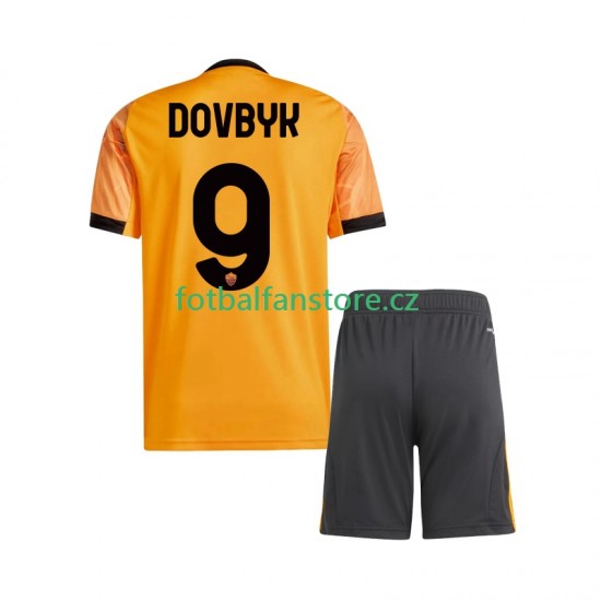 Dětský Venkovní Dres AS Řím Artem Dovbyk 9 2025-2026 Krátký rukáv