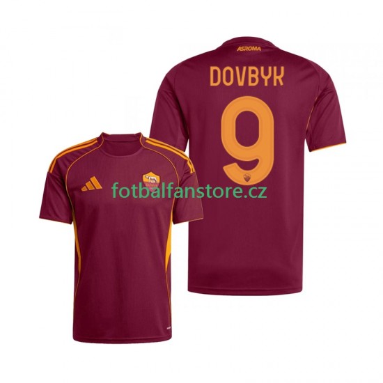 Muži Domácí Dres AS Řím Artem Dovbyk 9 2025-2026 Krátký rukáv