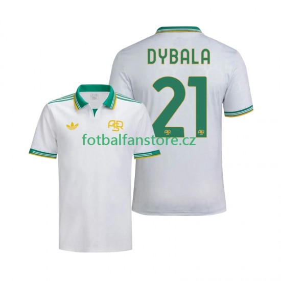 Muži Alternativní Dres AS Řím Dybala 21 2025-2026 Krátký rukáv Muži Alternativní Dres AS Řím Dybala 21 2025-2026 Krátký rukáv