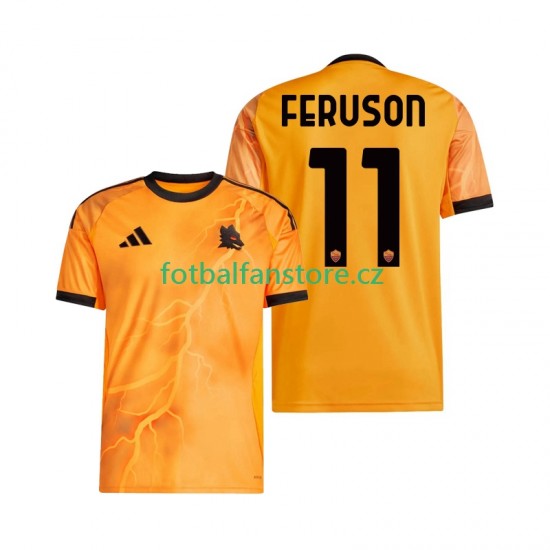 Muži Venkovní Dres AS Řím Evan Ferguson 11 2025-2026 Krátký rukáv