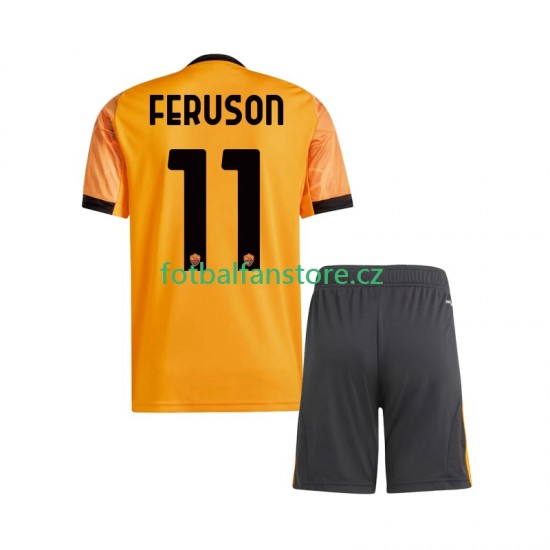 Dětský Venkovní Dres AS Řím Evan Ferguson 11 2025-2026 Krátký rukáv