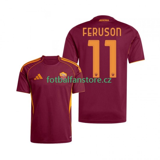 Muži Domácí Dres AS Řím Evan Ferguson 11 2025-2026 Krátký rukáv