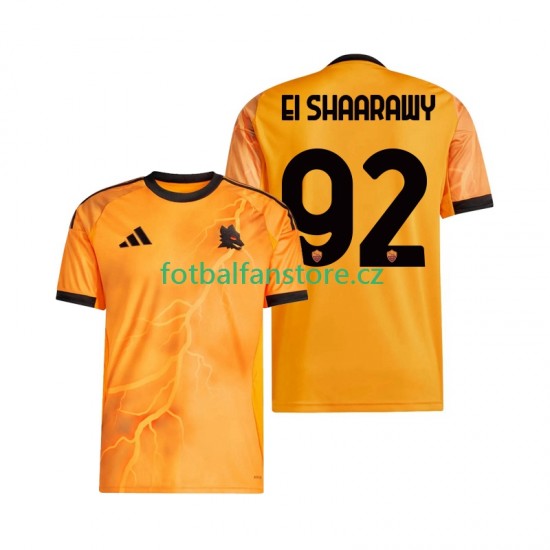 Muži Venkovní Dres AS Řím Stephan El Shaarawy 92 2025-2026 Krátký rukáv