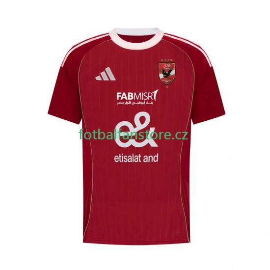Muži Domácí Dres Al Ahly SC 2025-2026 Krátký rukáv