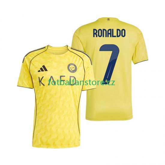 Muži Domácí Dres Al Nassr Cristiano Ronaldo 7 2025-2026 Krátký rukáv