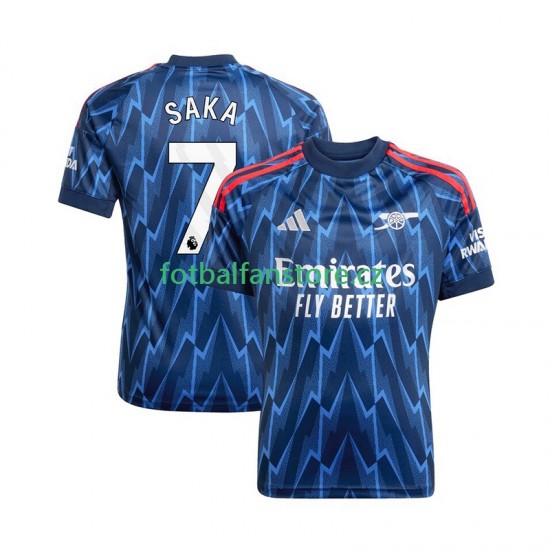 Muži Venkovní Dres Arsenal Bukayo Saka 7 2025-2026 Krátký rukáv Muži Venkovní Dres Arsenal Bukayo Saka 7 2025-2026 Krátký rukáv