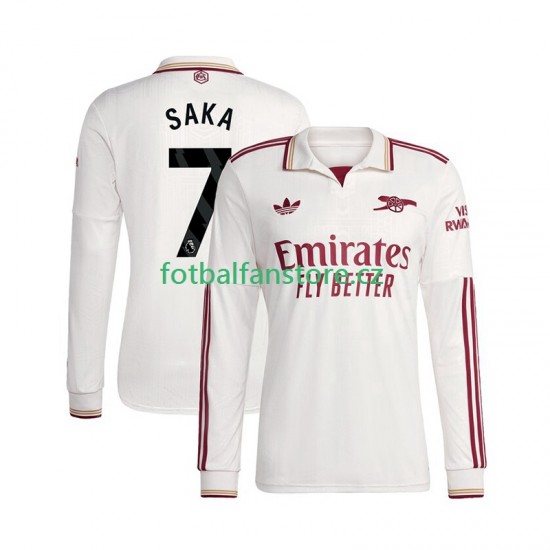 Muži Alternativní Dres Arsenal Bukayo Saka 7 2025-2026 Dlouhými Rukávy