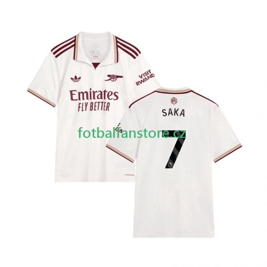Muži Alternativní Dres Arsenal Bukayo Saka 7 2025-2026 Krátký rukáv Muži Alternativní Dres Arsenal Bukayo Saka 7 2025-2026 Krátký rukáv