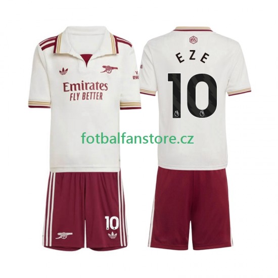 Dětský Alternativní Dres Arsenal Eberechi Eze 10 2025-2026 Krátký rukáv Dětský Alternativní Dres Arsenal Eberechi Eze 10 2025-2026 Krátký rukáv