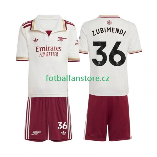 Dětský Alternativní Dres Arsenal Martin Zubimendi 36 2025-2026 Krátký rukáv