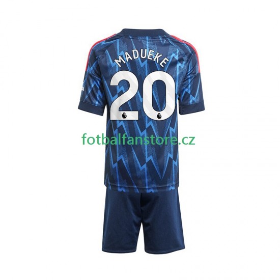 Dětský Venkovní Dres Arsenal Noni Madueke 20 2025-2026 Krátký rukáv Dětský Venkovní Dres Arsenal Noni Madueke 20 2025-2026 Krátký rukáv