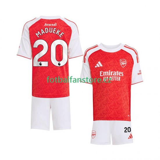 Dětský Domácí Dres Arsenal Noni Madueke 20 2025-2026 Krátký rukáv