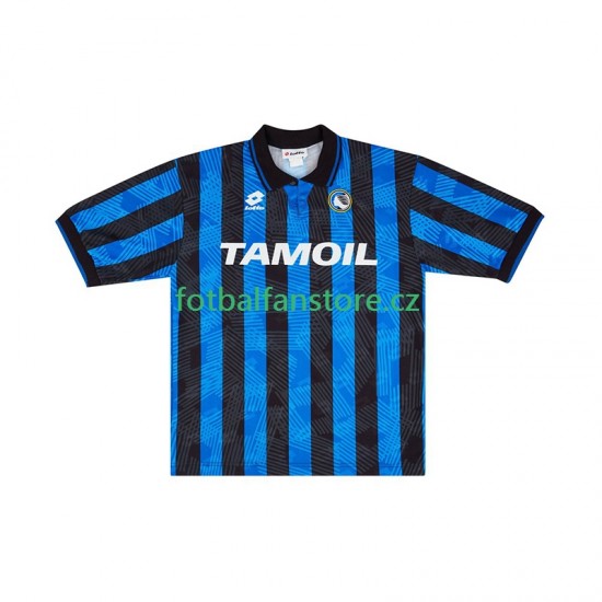 Muži Retro Domácí Dres Atalanta 1991 Krátký rukáv Muži Retro Domácí Dres Atalanta 1991 Krátký rukáv