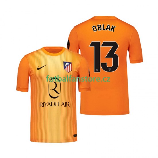 Muži Brankářský Alternativní Dres Atlético Madrid Jan Oblak 13 2025-2026 Krátký rukáv Muži Brankářský Alternativní Dres Atlético Madrid Jan Oblak 13 2025-2026 Krátký rukáv