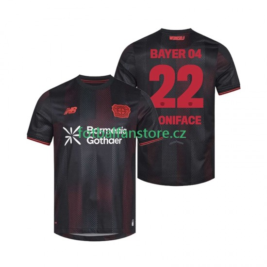 Muži Domácí Dres Bayer 04 Leverkusen Victor Boniface 22 2025-2026 Krátký rukáv