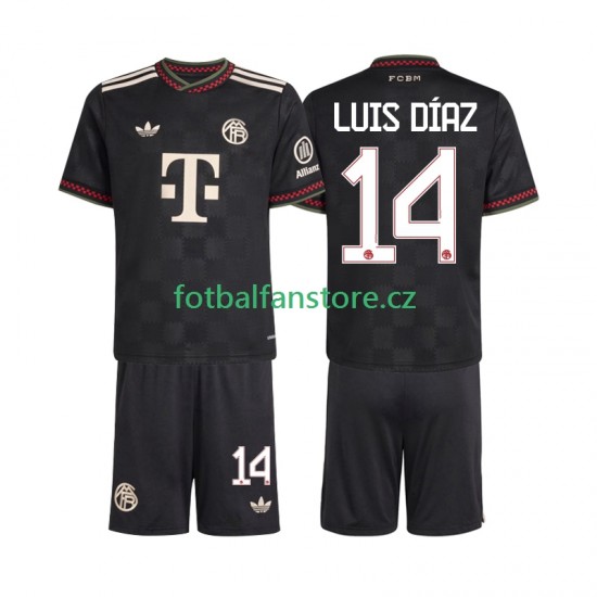 Dětský Alternativní Dres FC Bayern Mnichov Luis Diaz 14 2025-2026 Krátký rukáv