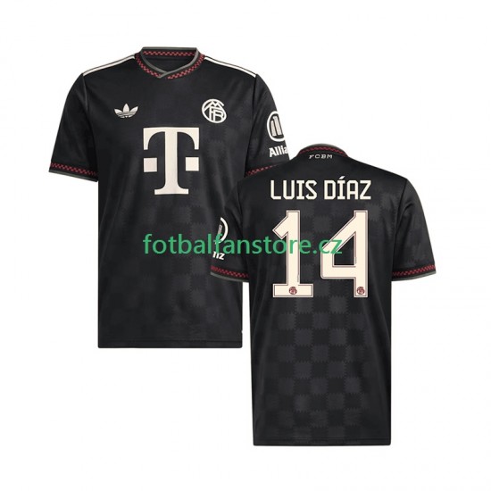 Muži Alternativní Dres FC Bayern Mnichov Luis Diaz 14 2025-2026 Krátký rukáv