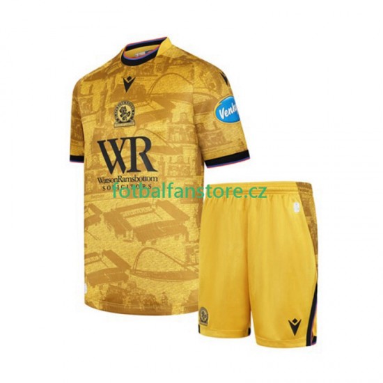 Dětský Venkovní Dres Blackburn Rovers 2025-2026 Krátký rukáv Dětský Venkovní Dres Blackburn Rovers 2025-2026 Krátký rukáv