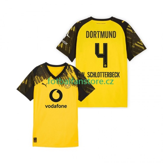 Muži Domácí Dres Borussia Dortmund Nico Schlotterbeck 4 2025-2026 Krátký rukáv