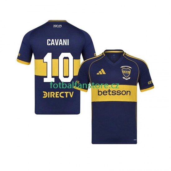 Muži Domácí Dres CA Boca Juniors Edinson Cavani 10 2025-2026 Krátký rukáv