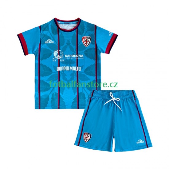 Dětský Alternativní Dres Cagliari 2025-2026 Krátký rukáv