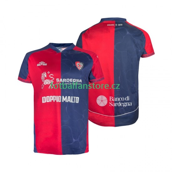 Muži Domácí Dres Cagliari 2025-2026 Krátký rukáv