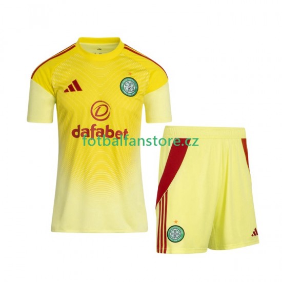 Dětský Brankářský Domácí Dres Celtic FC 2025-2026 Krátký rukáv