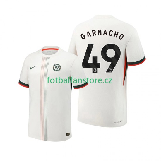 Muži Venkovní Dres Chelsea Alejandro Garnacho 49 2025-2026 Krátký rukáv