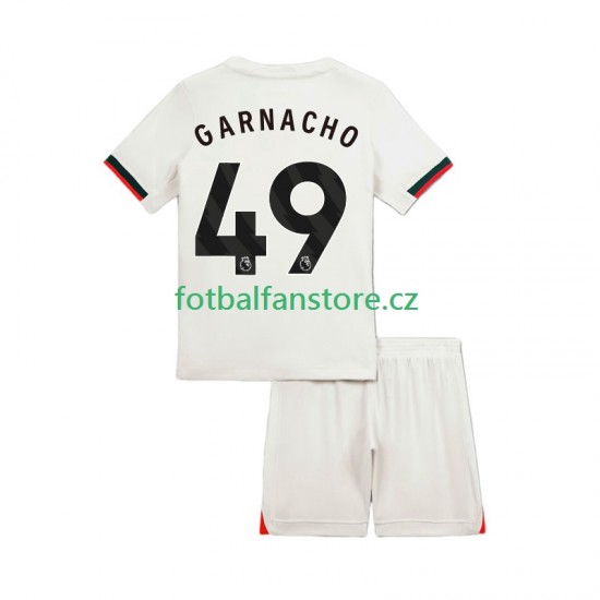 Dětský Venkovní Dres Chelsea Alejandro Garnacho 49 2025-2026 Krátký rukáv