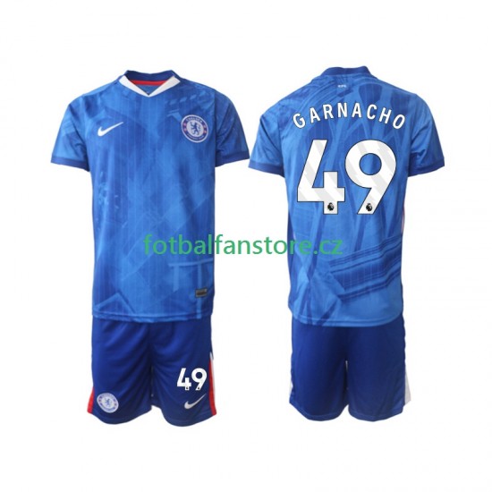Dětský Domácí Dres Chelsea Alejandro Garnacho 49 2025-2026 Krátký rukáv