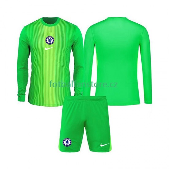 Dětský Brankářský Venkovní Dres Chelsea 2025-2026 Dlouhými Rukávy