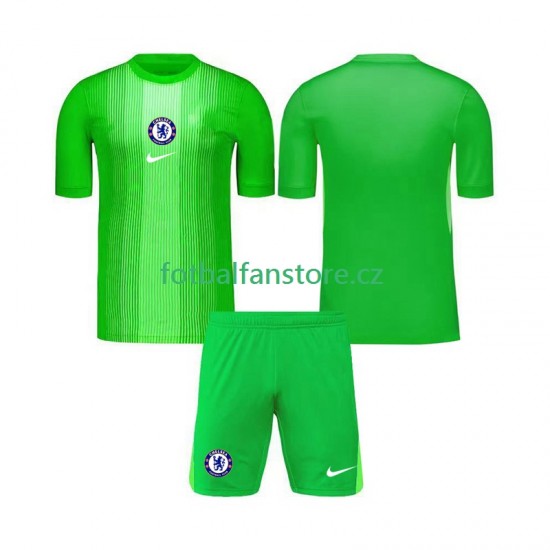 Dětský Brankářský Venkovní Dres Chelsea 2025-2026 Krátký rukáv