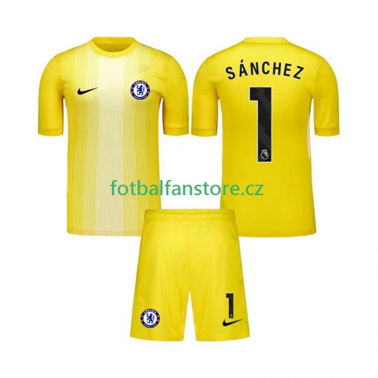 Dětský Brankářský Alternativní Dres Chelsea Robert Sanchez 1 2025-2026 Krátký rukáv