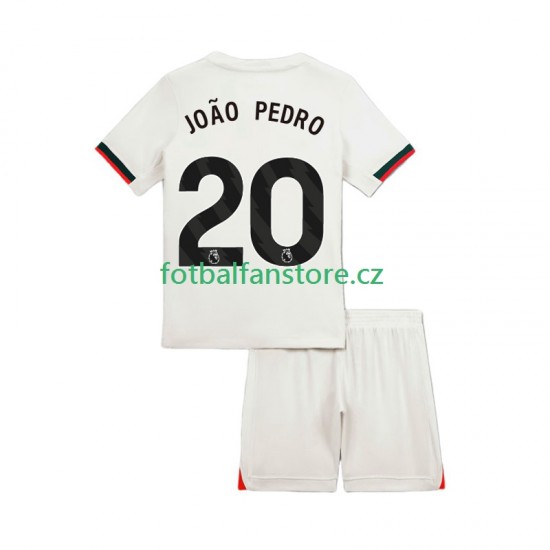 Dětský Venkovní Dres Chelsea Joao Pedro 20 2025-2026 Krátký rukáv