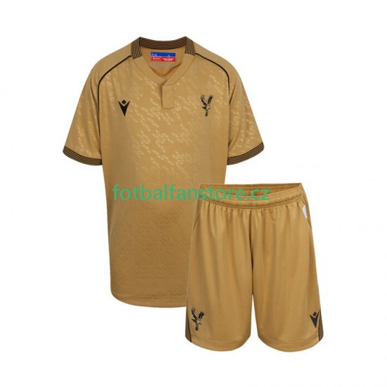 Dětský Venkovní Dres Crystal Palace 2025-2026 Krátký rukáv