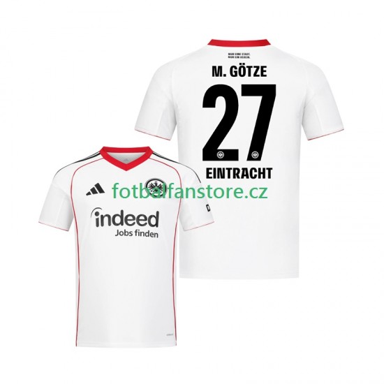 Muži Venkovní Dres Eintracht Frankfurt Mario Gotze 27 2025-2026 Krátký rukáv
