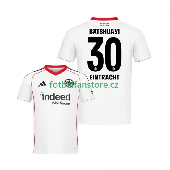 Muži Venkovní Dres Eintracht Frankfurt Michy Batshuayi 30 2025-2026 Krátký rukáv