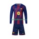 Dětský Domácí Dres FC Barcelona 2025-2026 Dlouhými Rukávy