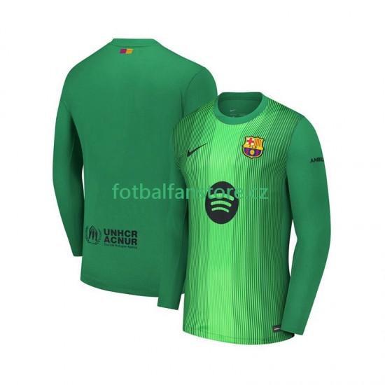 Muži Brankářský Domácí Dres FC Barcelona 2025-2026 Dlouhými Rukávy