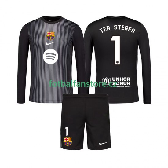 Dětský Brankářský Alternativní Dres FC Barcelona Ter Stegen 1 2025-2026 Dlouhými Rukávy