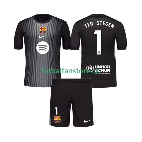 Dětský Brankářský Alternativní Dres FC Barcelona Ter Stegen 1 2025-2026 Krátký rukáv