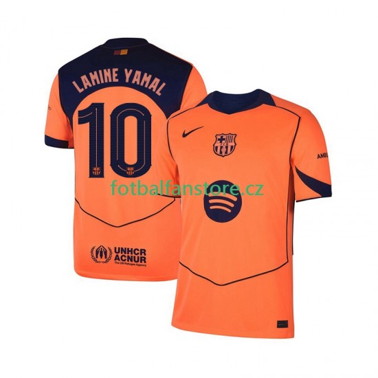 Muži Alternativní Dres FC Barcelona Lamine Yamal 10 UCL 2025-2026 Krátký rukáv