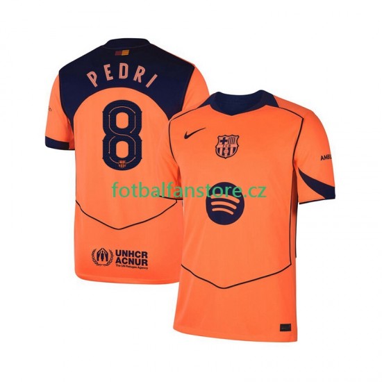 Muži Alternativní Dres FC Barcelona Pedri 8 UCL 2025-2026 Krátký rukáv