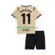 Dětský Venkovní Dres FC Barcelona Raphinha 11 UCL 2025-2026 Krátký rukáv Dětský Venkovní Dres FC Barcelona Raphinha 11 UCL 2025-2026 Krátký rukáv