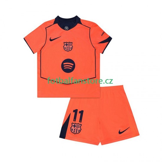 Dětský Alternativní Dres FC Barcelona Raphinha 11 UCL Krátký rukáv