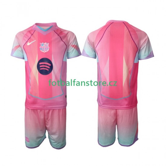 Dětský Domácí Dres FC Barcelona Special 2025-2026 Krátký rukáv