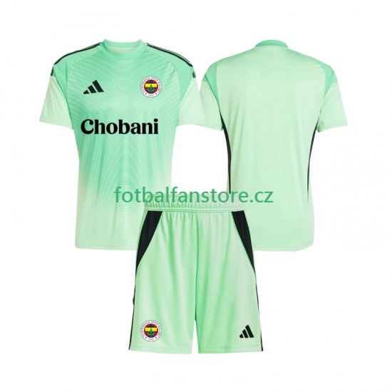 Dětský Brankářský Venkovní Dres Fenerbahce 2025-2026 Krátký rukáv Dětský Brankářský Venkovní Dres Fenerbahce 2025-2026 Krátký rukáv